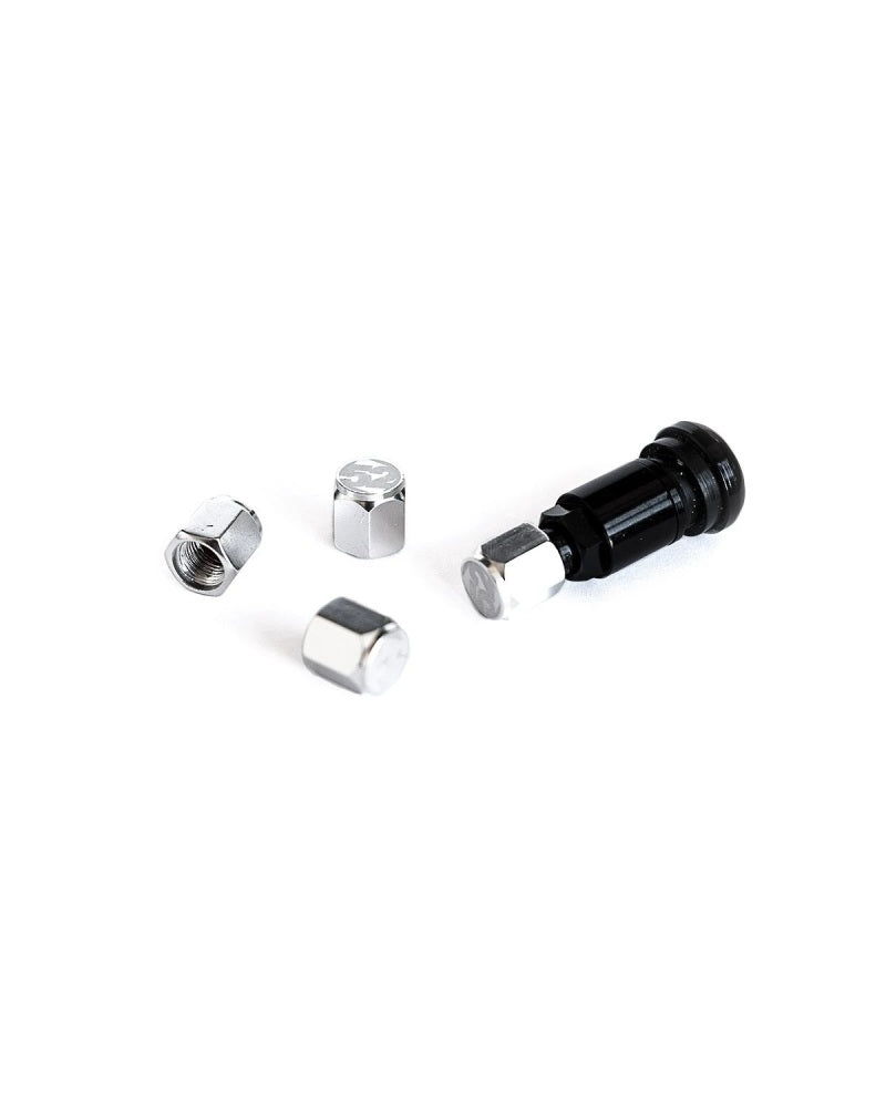 Fifteen52 Valve Stem Cap Set - Silver - 4 Pieces - 52-VALVE-PACK-SILVER.