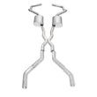 Stainless Works Chevy Camaro 1967-69 Exhaust 3in Stainless with X-Pipe - CA67693CS.