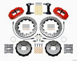 Wilwood Narrow Superlite 6R Front Hat Kit 13.06in Drilled Red - 140-12874-DR.