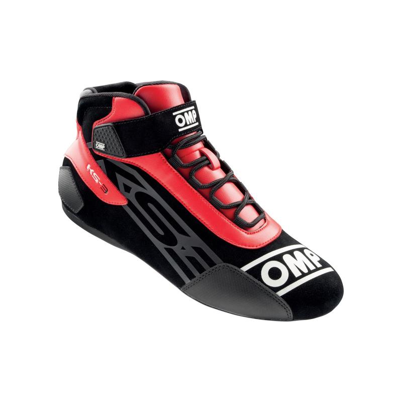 OMP KS-3 Shoes My2021 Black/Red - Size 32 - KC0-0826-A01-073-32