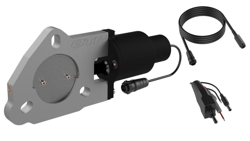 QTP 2.25in Bolt-On QTEC Electric Cutout Valve - Single - QTEC225.