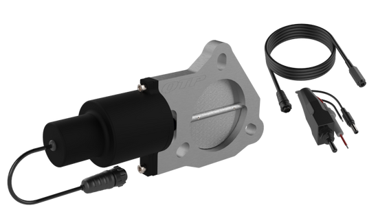 QTP 3in Bolt-On QTEC Electric Cutout Valve for Borla Exhausts - QTEC30B.