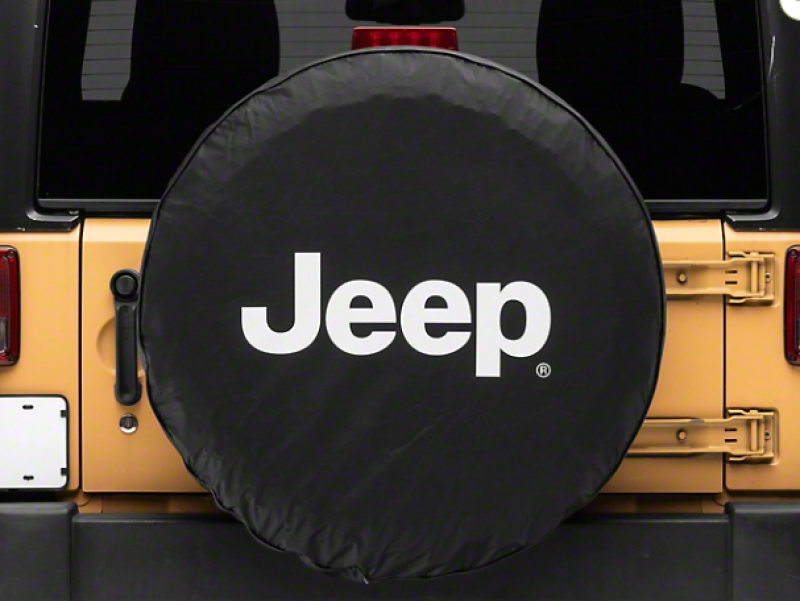 Jeep wrangler hard tire deals cover white