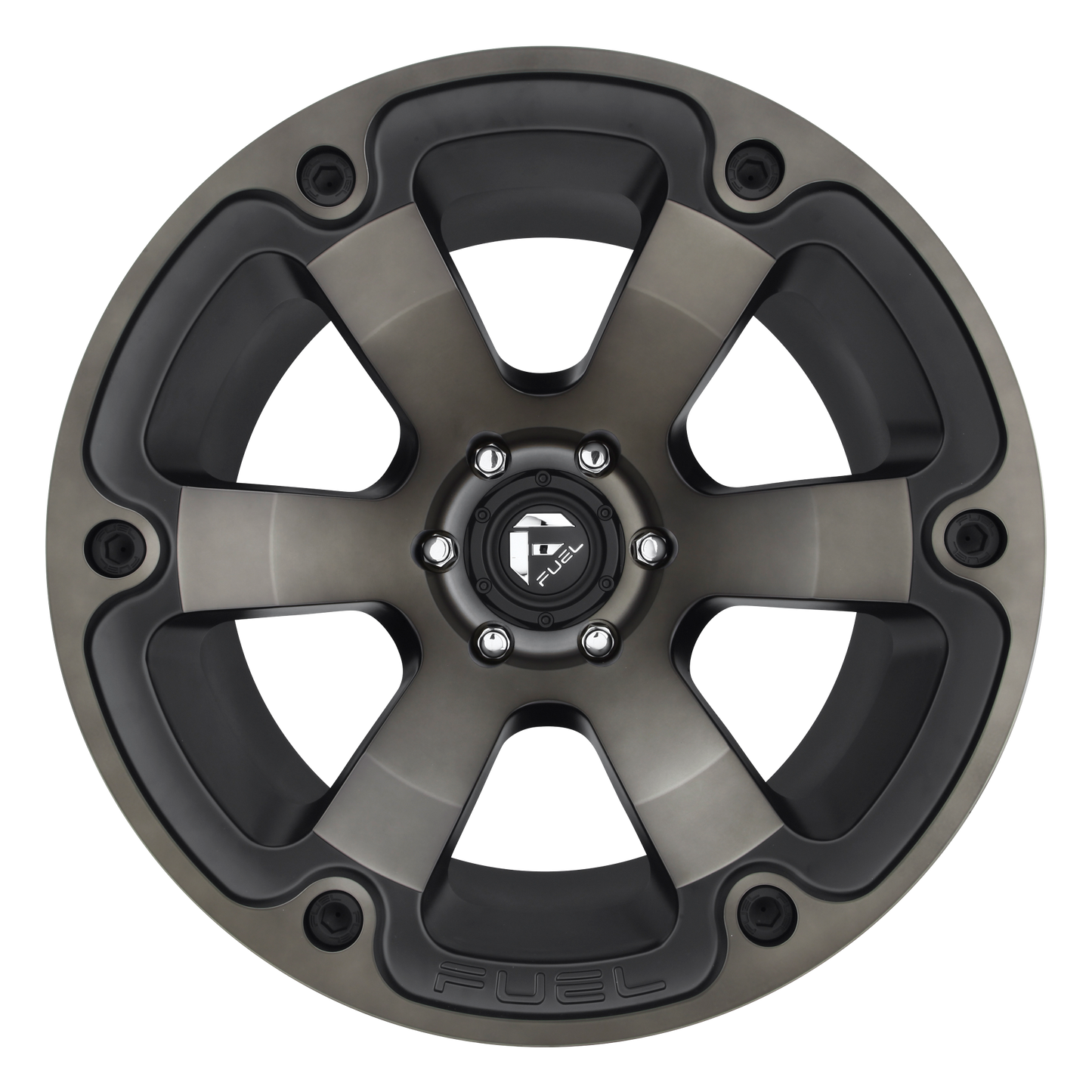 Fuel D564 Beast Wheel, 20x10.0 -18 Offset 5x139.7, Matte Black Double Dark Tint - D56420008547