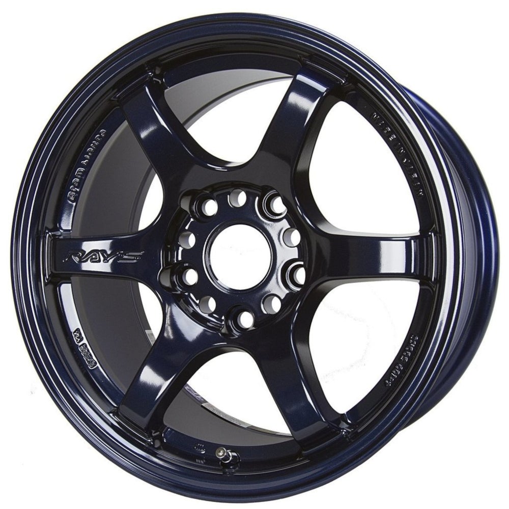 Gram Lights 57DR 15x8.0 +35 4-100 Mag Blue Wheel - WGIE35AD