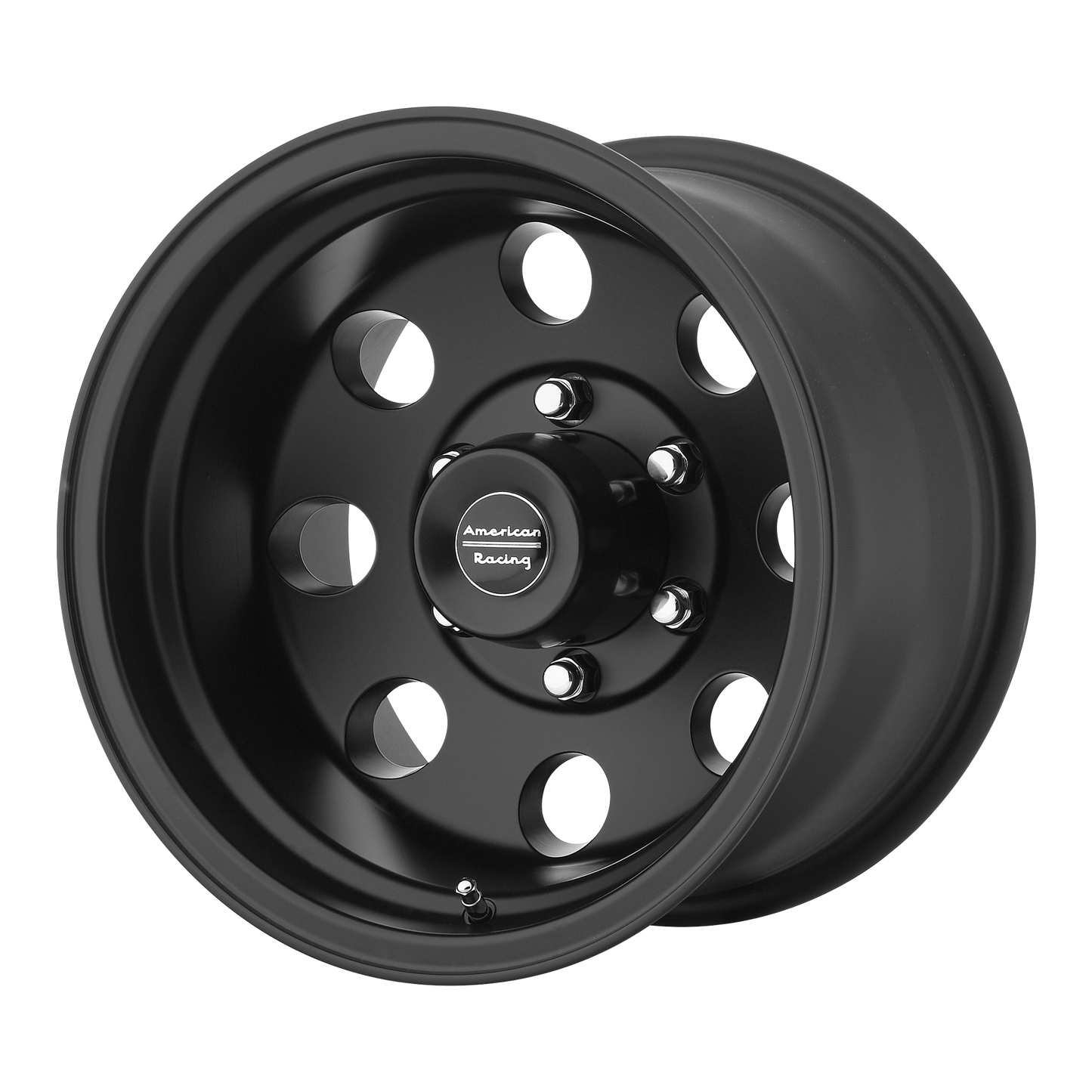Set of 4: American Racing Ar172 Baja Wheel, 17x9.0 -12 Offset 8x165.1, Satin Black - AR1727982B