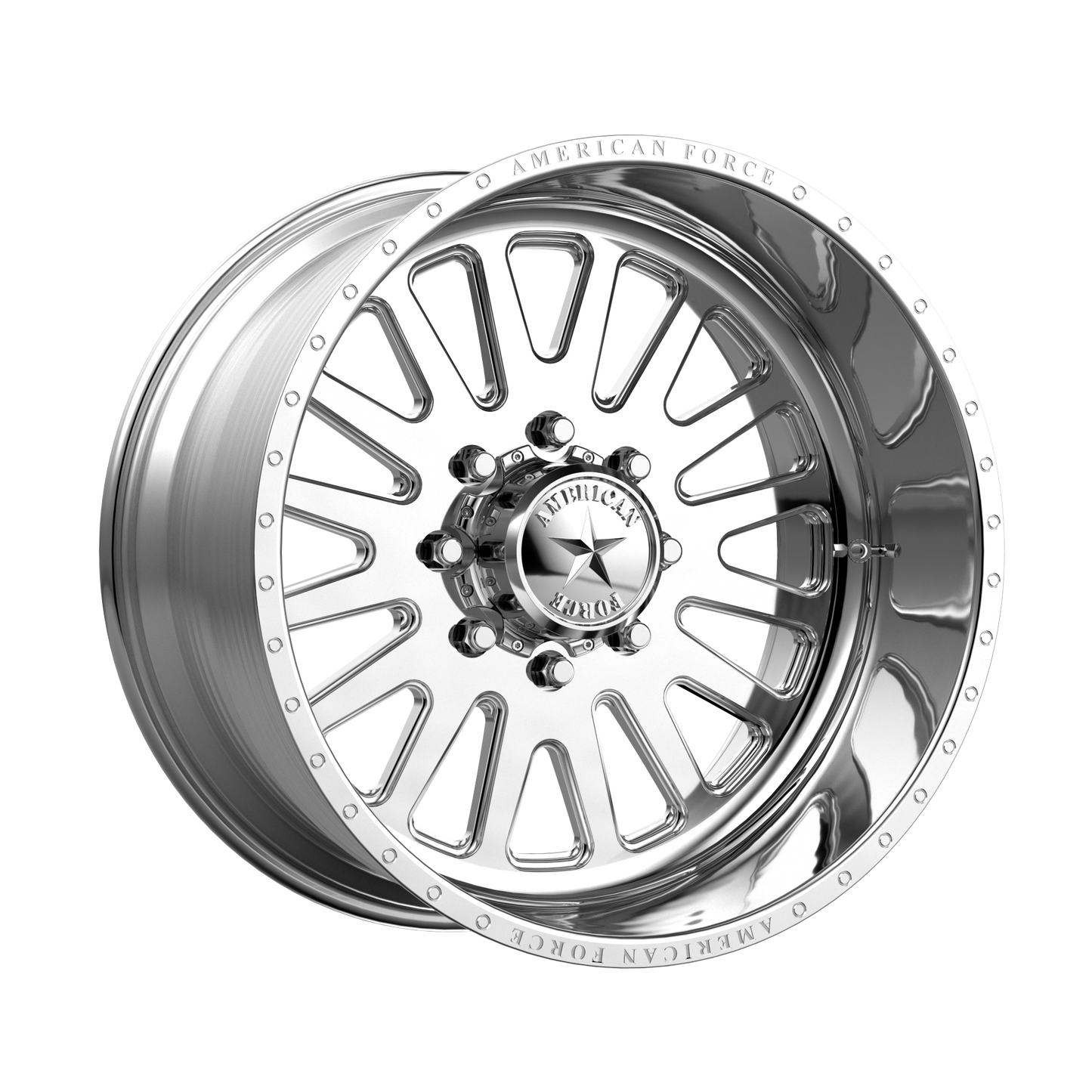 American Force Afw F20 Atom Ss Wheel, 24x14.0 -73 Offset 6x139.7, Polished - AFTPF20R78-1-21