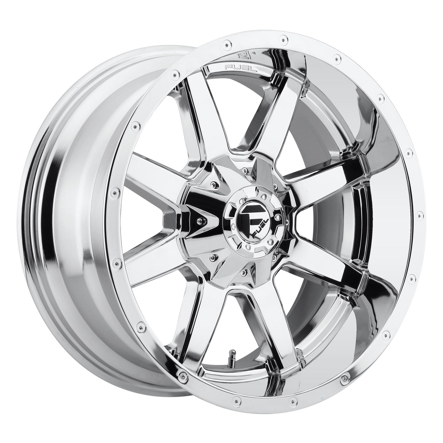 Set of 4: Fuel D536 Maverick Wheel, 20x10.0 -18 Offset 5x114.3/5x127, Chrome Plated - D53620002647