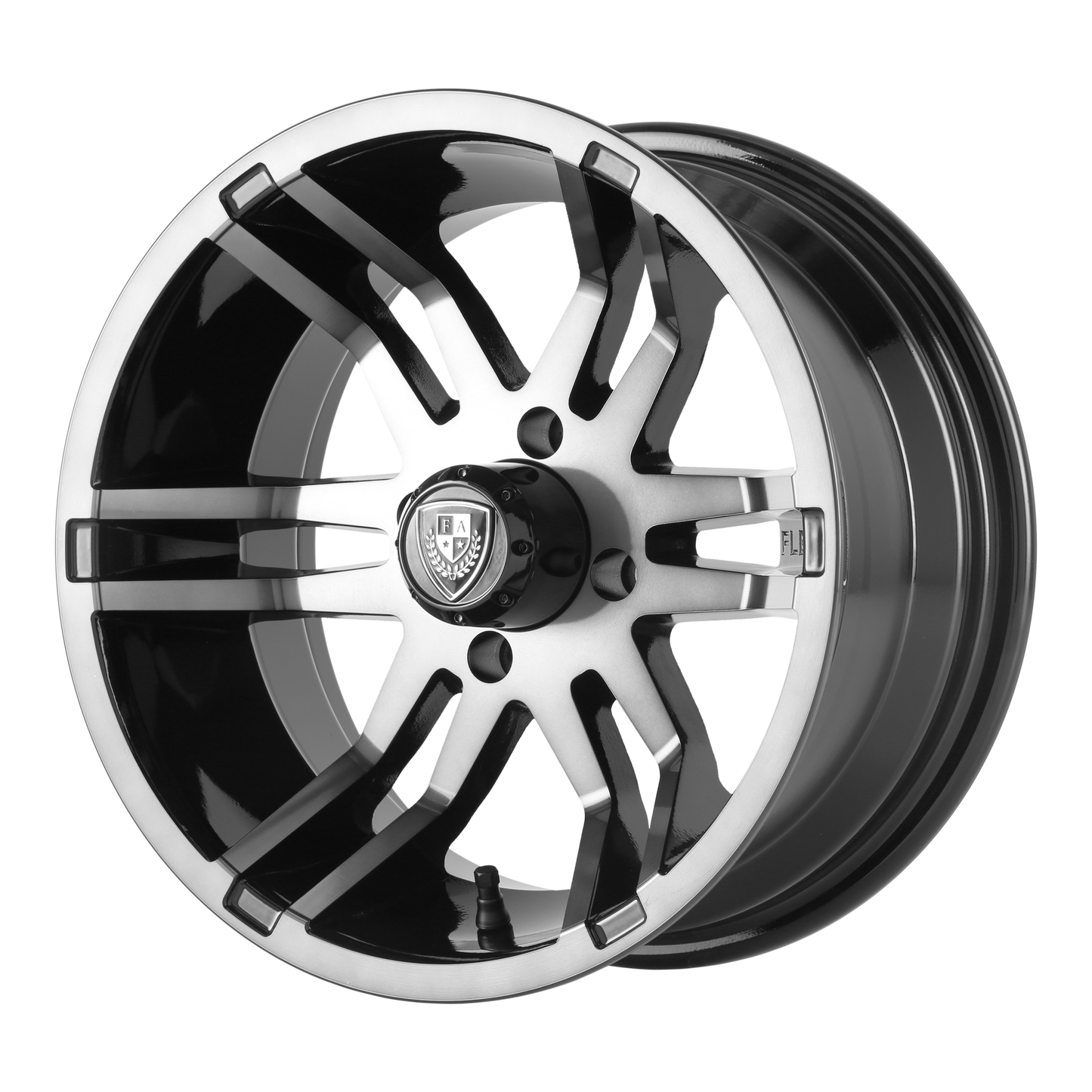 Set of 4: Fairway Alloys Fa140 Flex Wheel, 14x6.5 -20 Offset 4x101.6, Dark Tint - FA-140-M