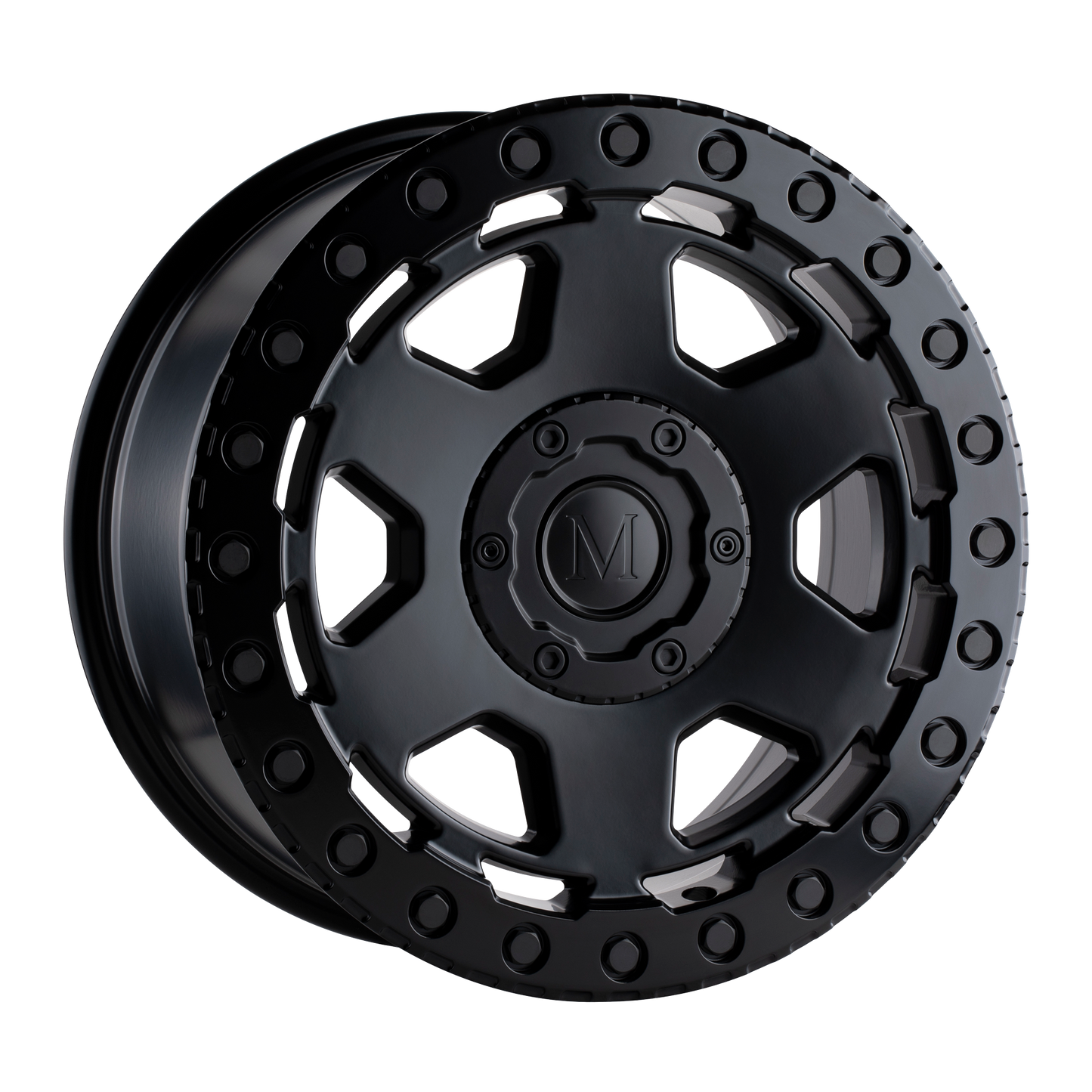 Set of 4: Mandrus Forscher Wheel, 20x9.0 +10 Offset 5x130, Matte Black - 2090FSR105130M84