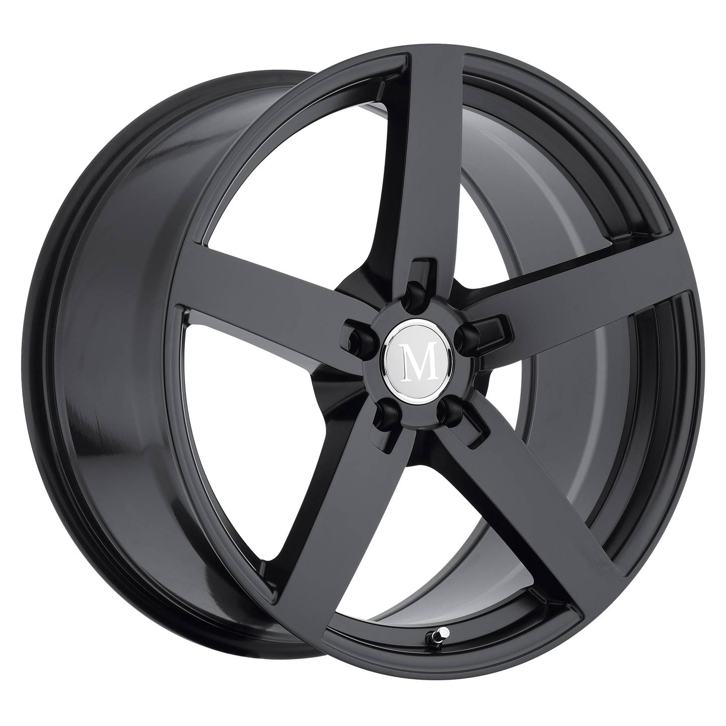Set of 4: Mandrus Arrow Wheel, 20x10.0 +25 Offset 5x112, Matte Black - 2010MAA255112M66