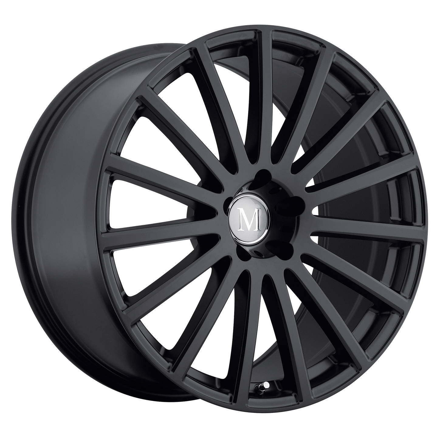 Set of 4: Mandrus Rotec Wheel, 20x9.0 +18 Offset 5x112, Matte Black - 2090MAC185112M66