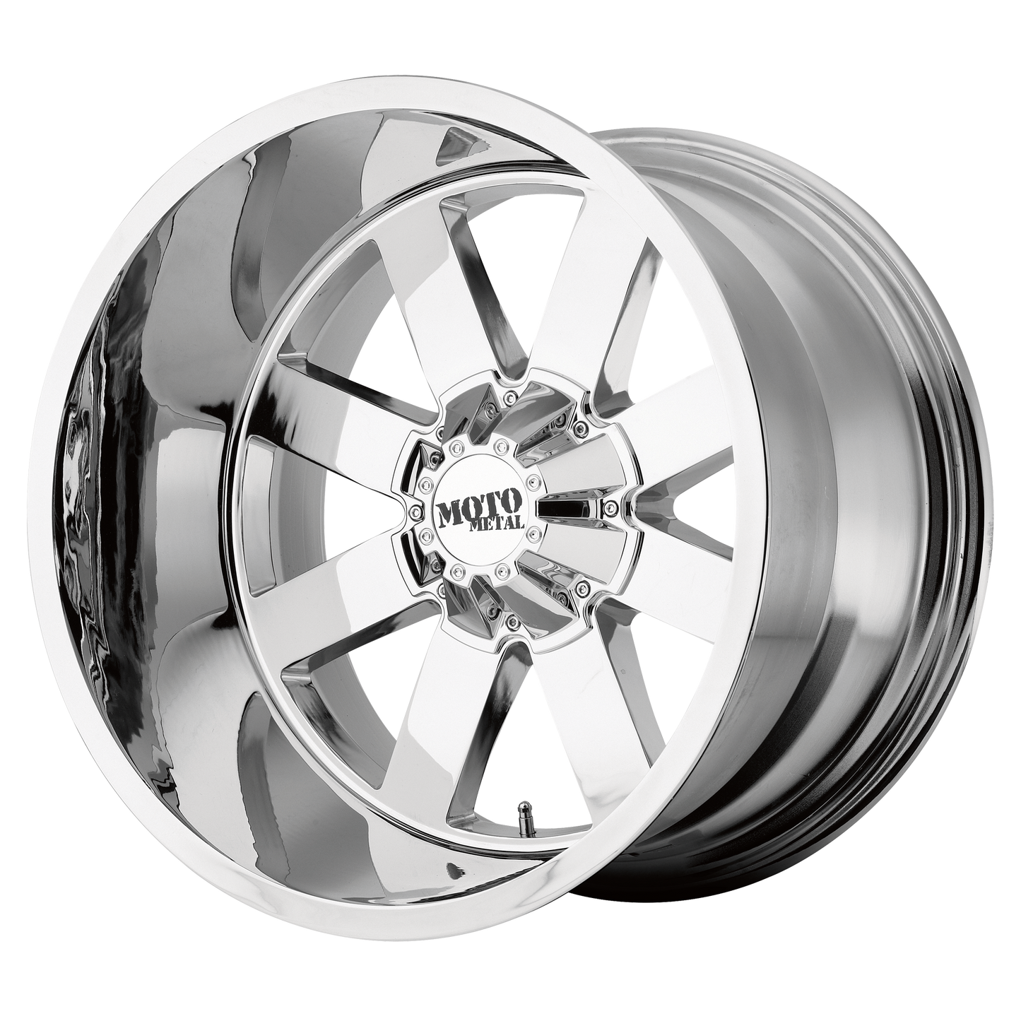 Set of 4: Moto Metal Mo962 Wheel, 20x12.0 -44 Offset 5x139.7/5x150, Chrome - MO96221286244N