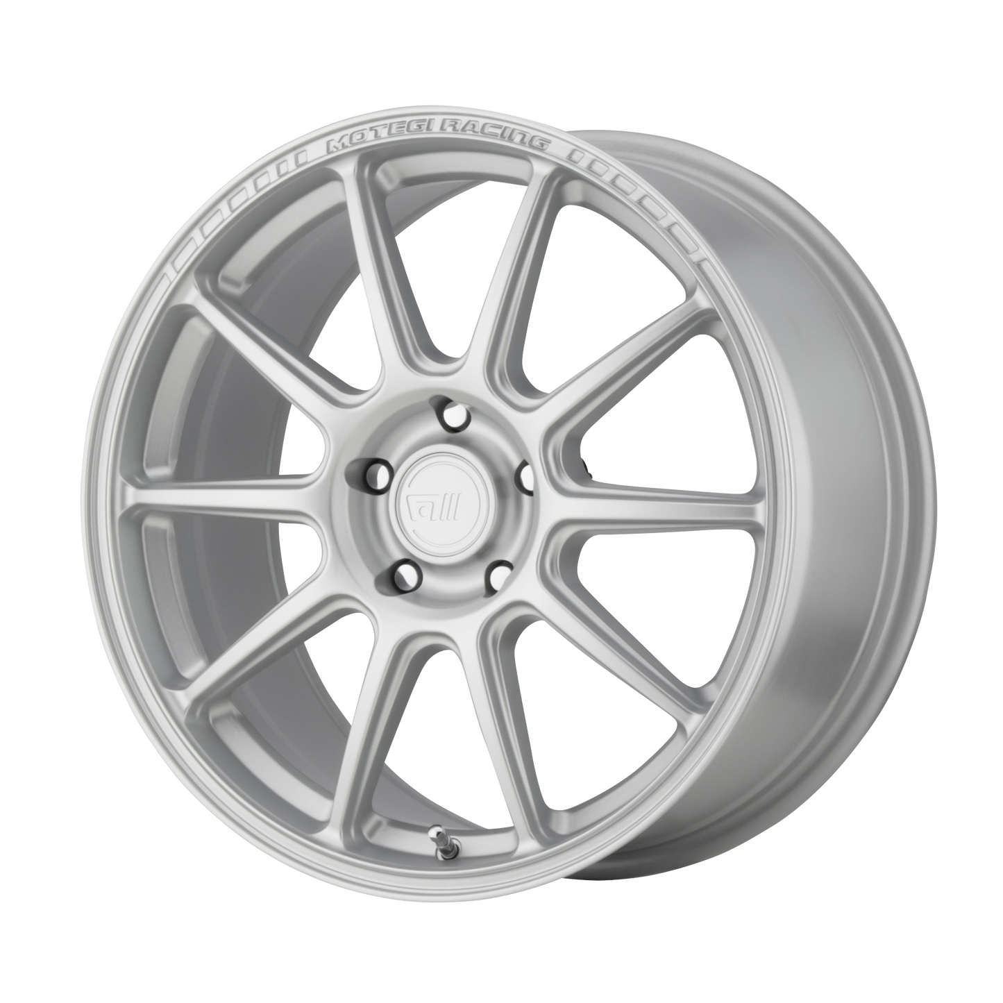 Set of 4: Motegi Mr140 Ss10 Wheel, 18x8.5 +35 Offset 5x114.3, Hyper Silver - MR14088512435