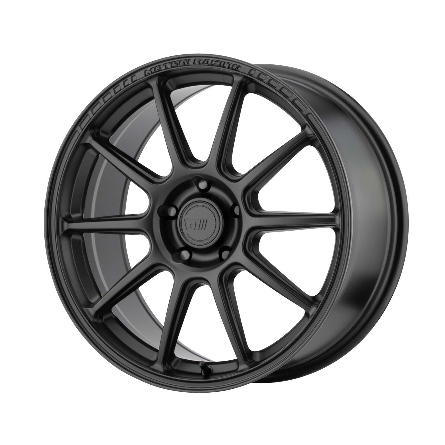 Set of 4: Motegi Mr140 Ss10 Wheel, 18x8.5 +35 Offset 5x114.3, Satin Black - MR14088512735