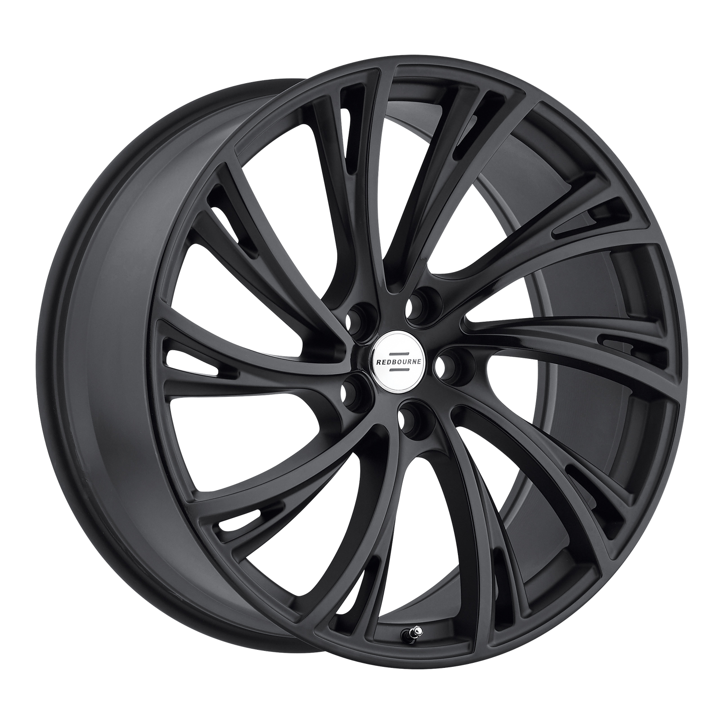Set of 4: RedBourne Noble Wheel, 22x10.0 +37 Offset 5x120, Matte Black - 2210RDB375120M72L