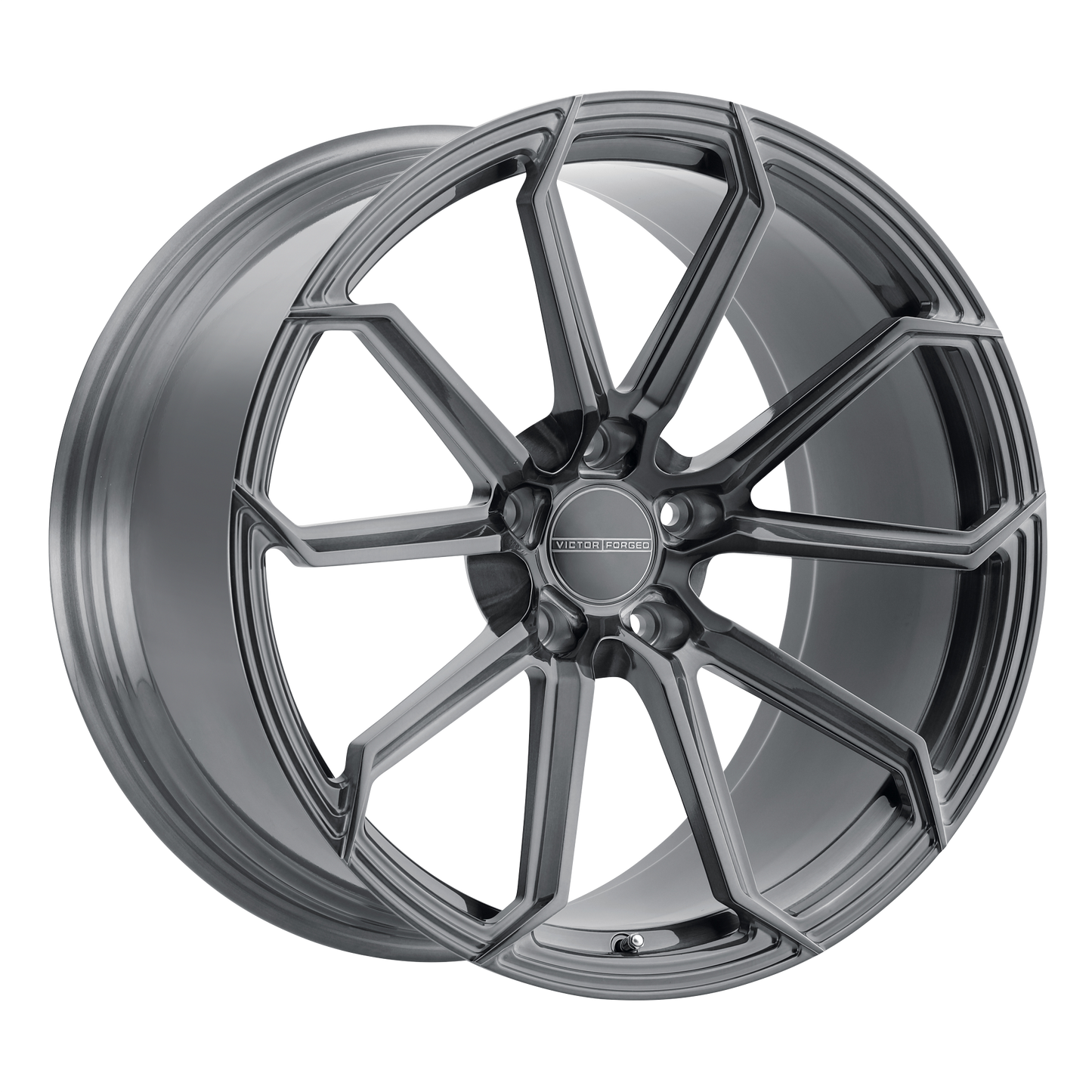 Set of 4: Victor Equipment Fox Forged Wheel, 20x11.5 +52 Offset 5x130, Brushed Gunmetal - 2015FOX525130G71