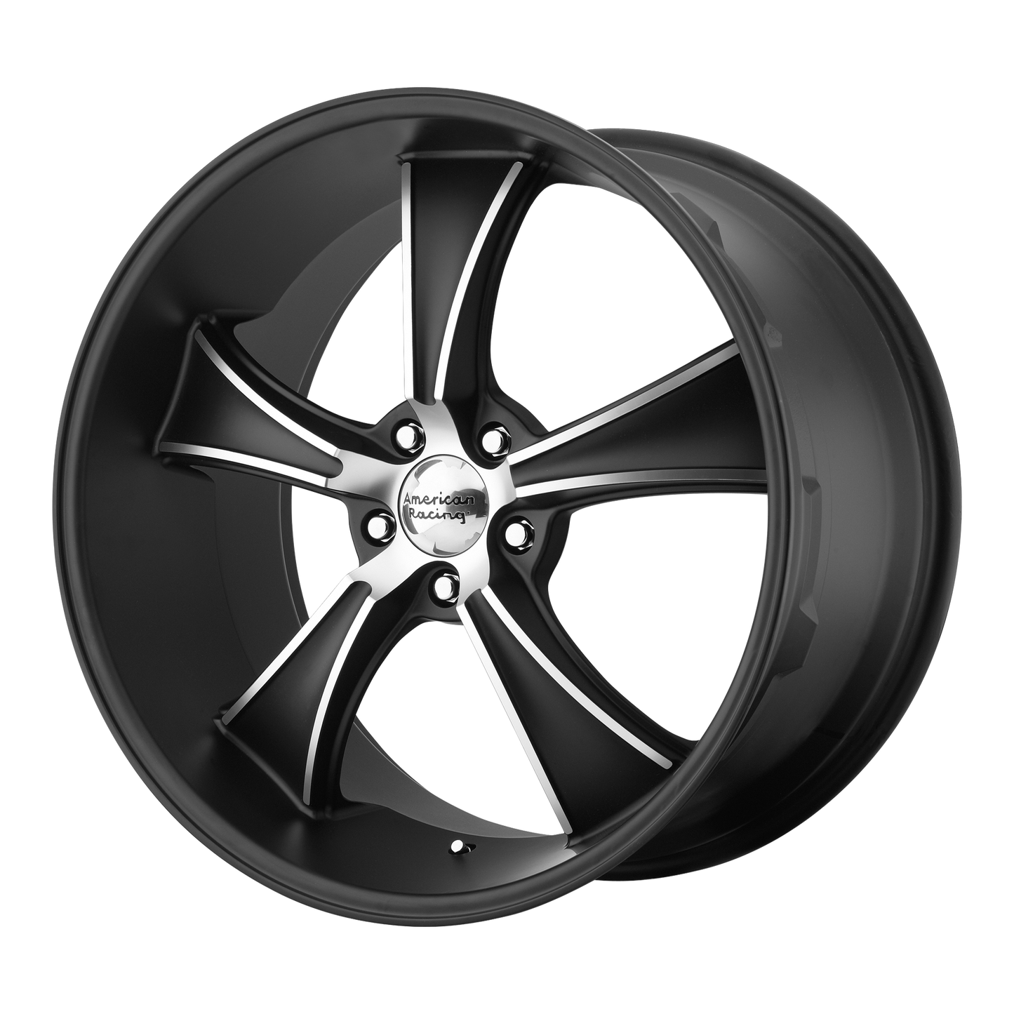 American Racing Vn805 Blvd Wheel, 18x9.5 +0 Offset 5x114.3, Satin Black With Machined Face - VN80589512700