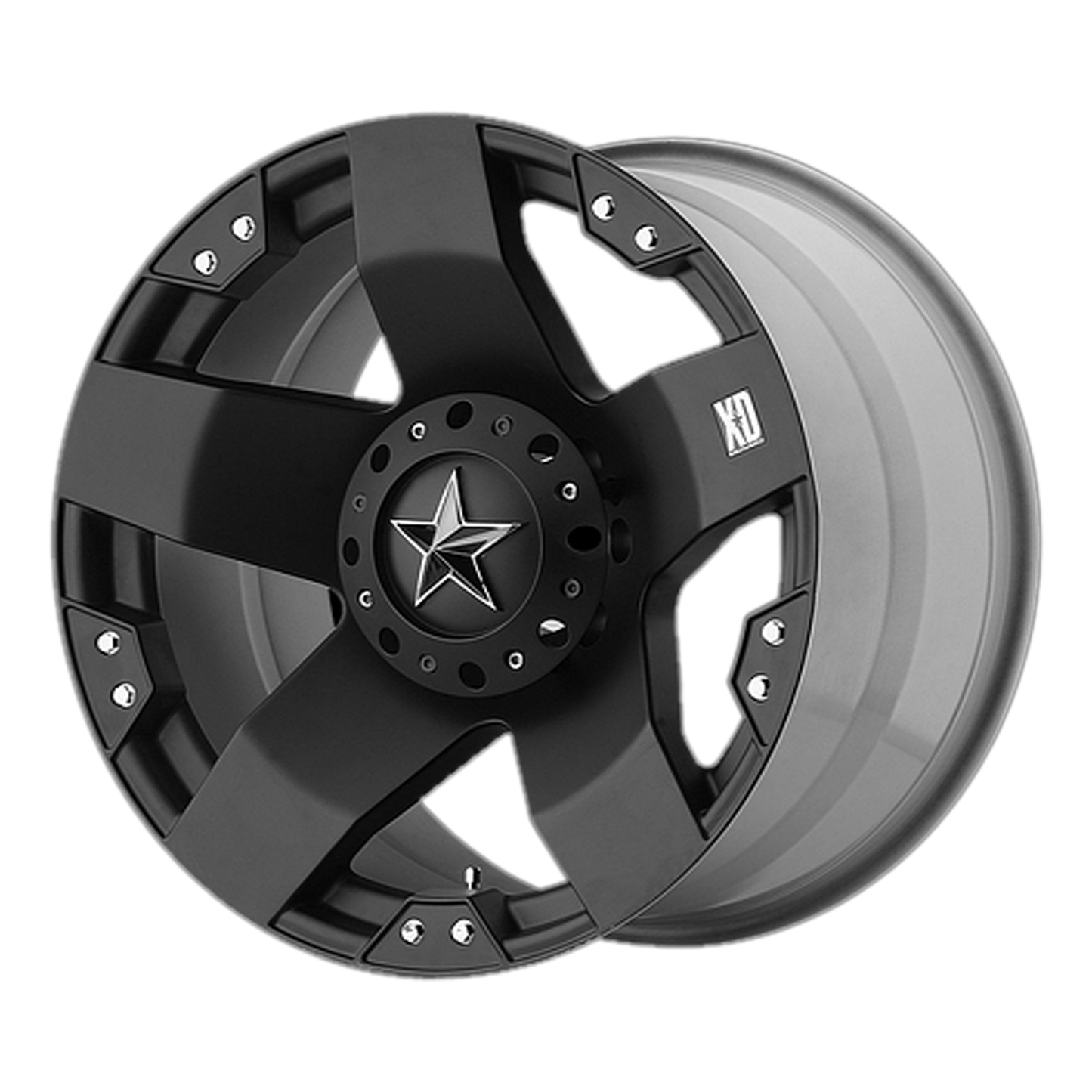 XD Xd775 Rockstar Wheel, 20x8.5 +10 Offset 6x135/6x139.7, Matte Black - XD77528567310