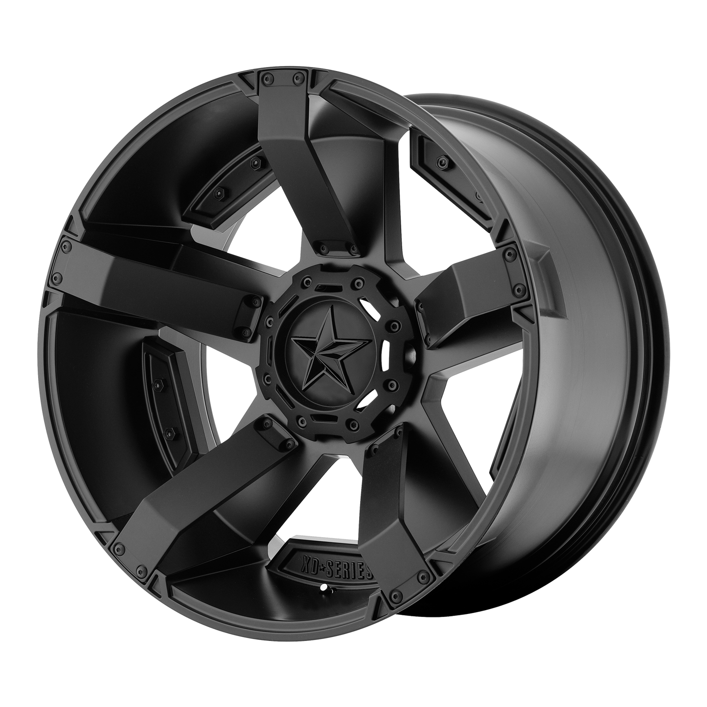Set of 4: XD Xd811 Rockstar Ii Wheel, 20x12.0 -44 Offset 5x127/5x139.7, Matte Black - XD81121235744N