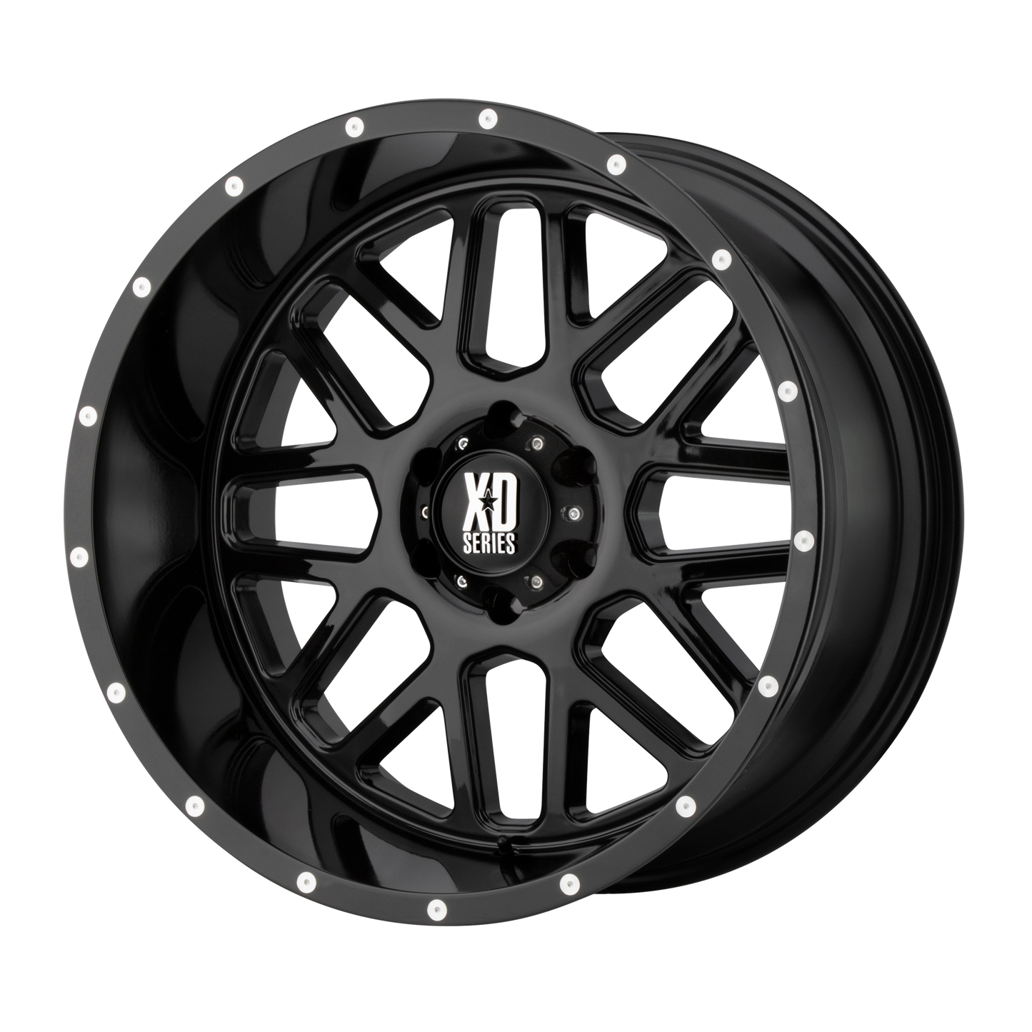 XD Xd820 Grenade Wheel, 20x9.0 +25 Offset 5x150, Gloss Black - XD82029058325