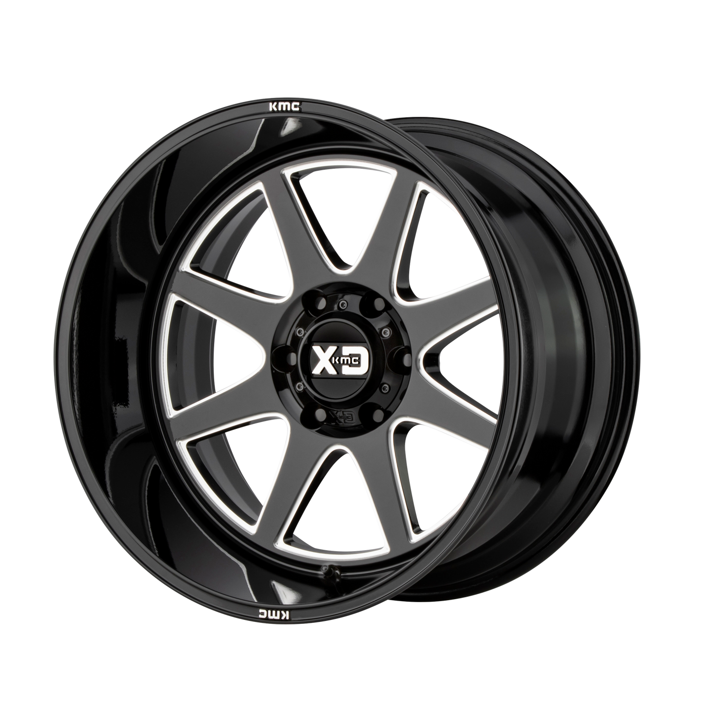 XD Xd844 Pike Wheel, 20x9.0 +0 Offset 5x139.7, Gloss Black Milled - XD84429085300