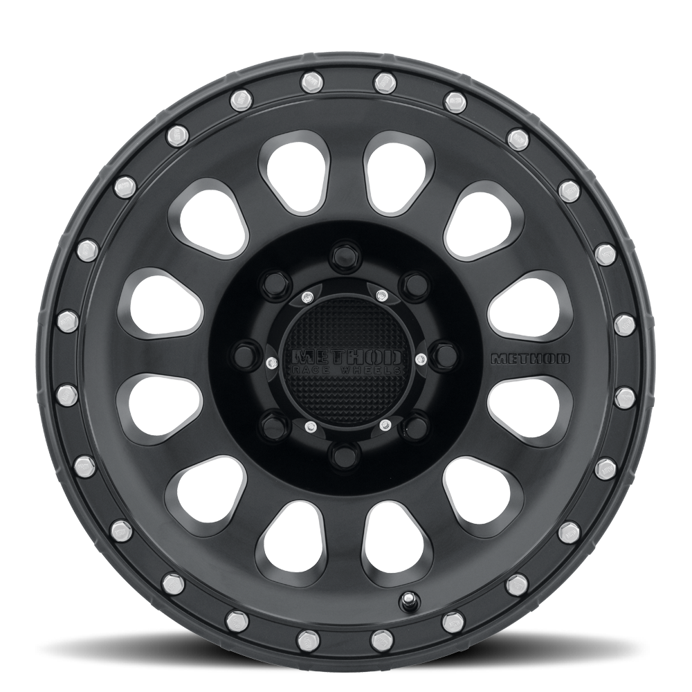 Set of 4: Method MR315 17x9 -12mm Offset 5x5 71.5mm CB Matte Black - MR31579050512N