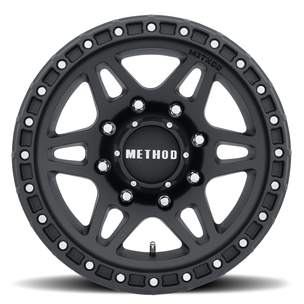 Set of 4: Method MR312 18x9 +18mm Offset 5x150 110.5mm CB Matte Black - MR31289058518
