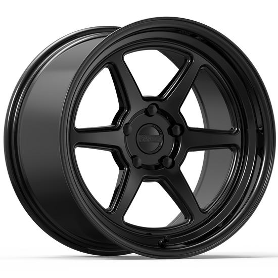 Kansei ROKU Wheel, 18X10.5 5X114.3 12, Gloss Black - K14B-181512+12.