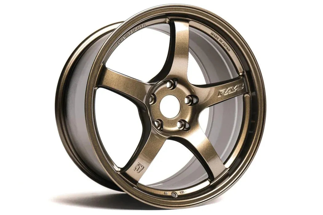 Gram Lights 57CR 18x9.5 +38 5-114.3 Almite Gold Wheel (Min - WGCRX38EAGP