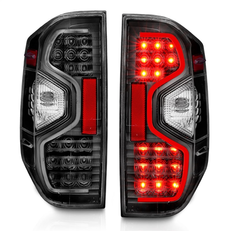 ANZO 2014-2015 Toyota Tundra LED Taillights Black - 311233