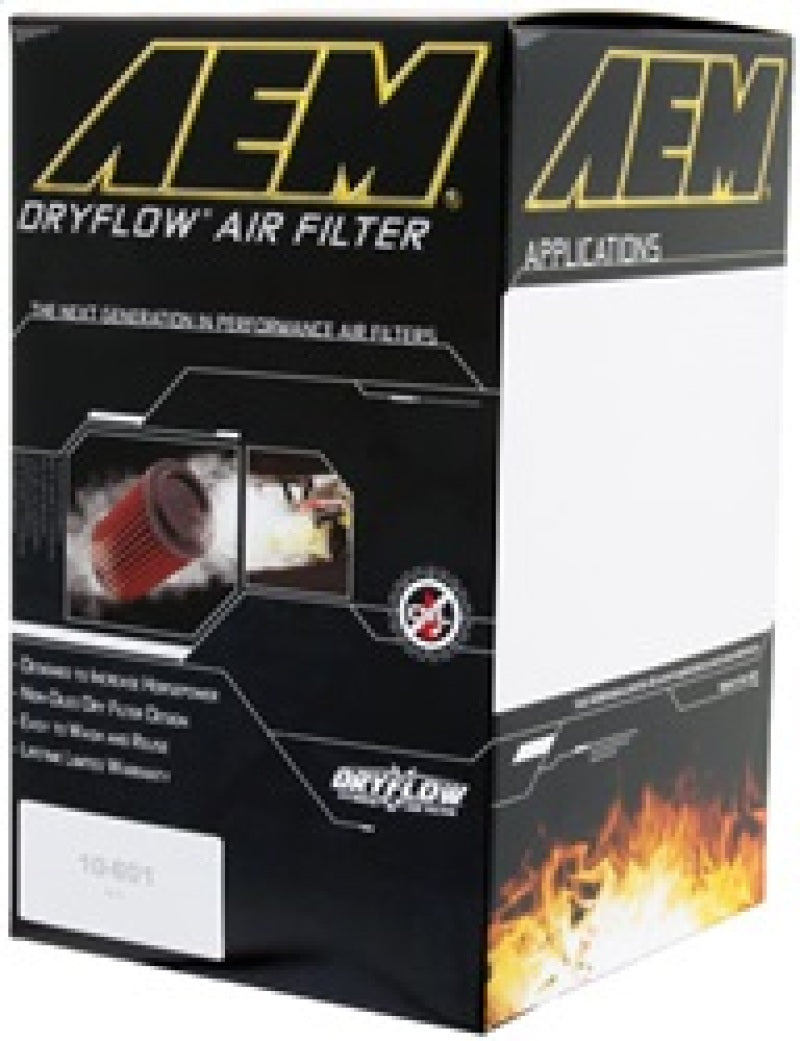 AEM 2-3/4in x 6-7/8in Oval DryFlow Air Filter - 21-2128DK