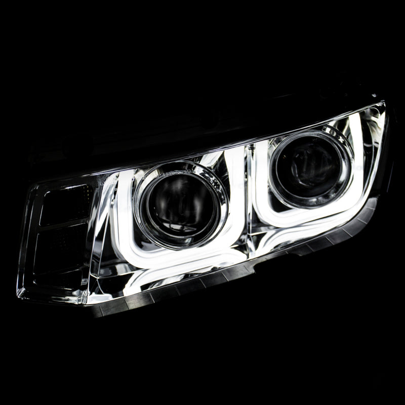 ANZO 2014-2015 Chevrolet Camaro Projector Headlights w/ U-Bar Chrome - 121509