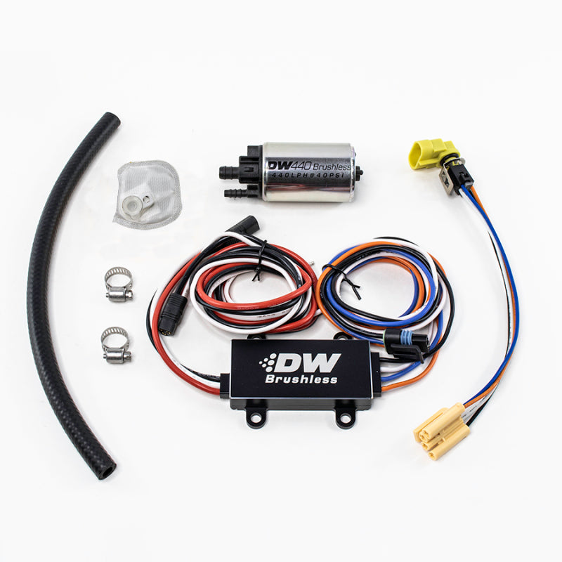 DeatschWerks DW440 440lph Brushless Fuel Pump w/ PWM Controller - 9-441-C103-0900