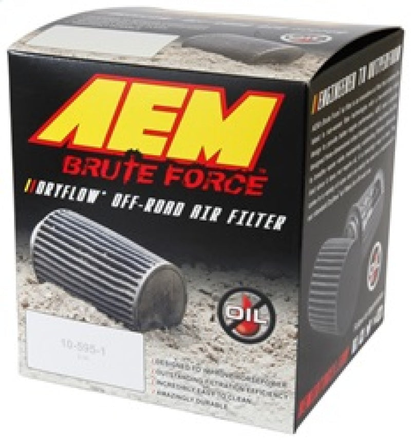 AEM Dryflow Conical Air Filter 6in Base OD x 3.5in - 21-204BF