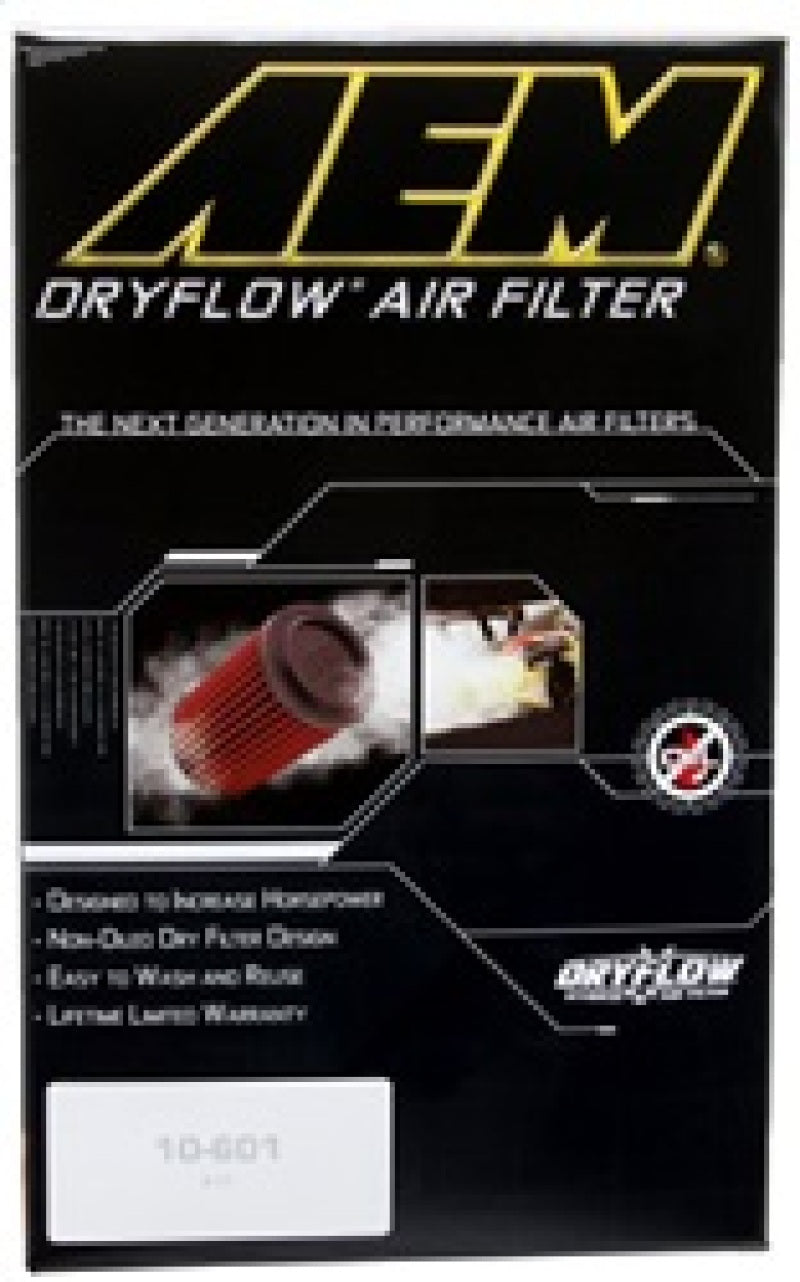 AEM 2-3/4in x 6-7/8in Oval DryFlow Air Filter - 21-2128DK