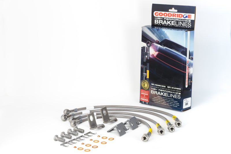 Goodridge 06-13 Chevrolet Corvette Z06/ZR1/Grand Sport Stainless Steel Brake Lines - 12291