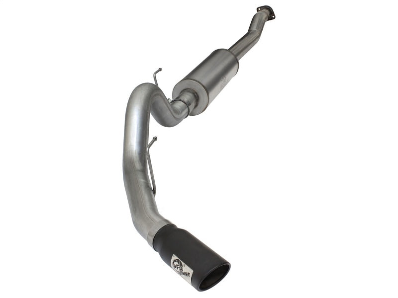 aFe MACHForce XP SS Exhaust 4in Cat-Back w/ Black Tip - 49-43069-B