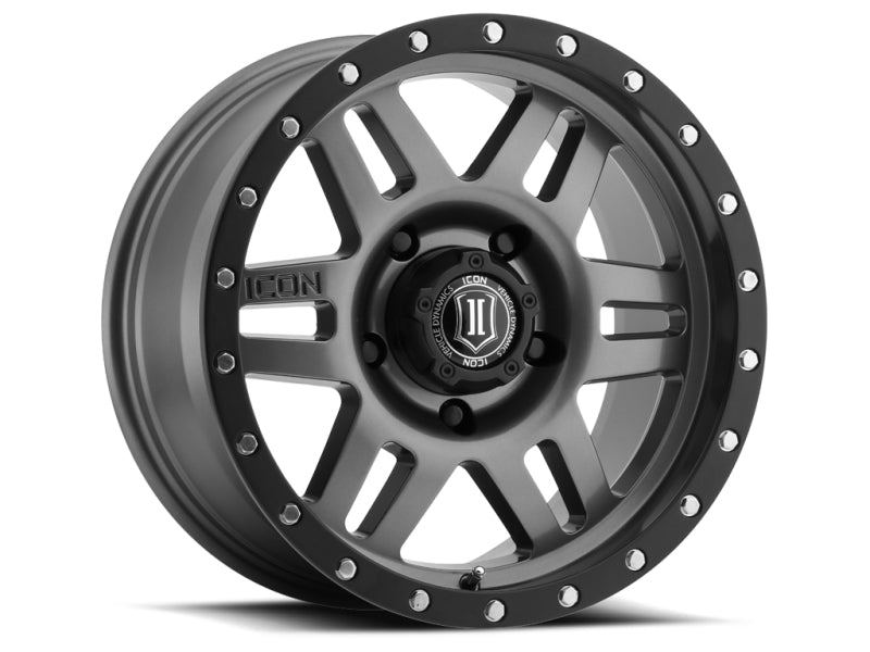 ICON Six Speed 17x8.5 5x5 -6mm Offset 4.5in BS 94mm - 1417857345GM