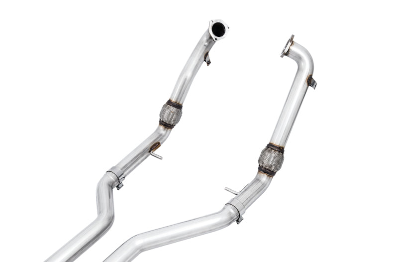 AWE Tuning Audi B9 S4 SwitchPath Exhaust - Non-Resonated (Silver - 3025-42030