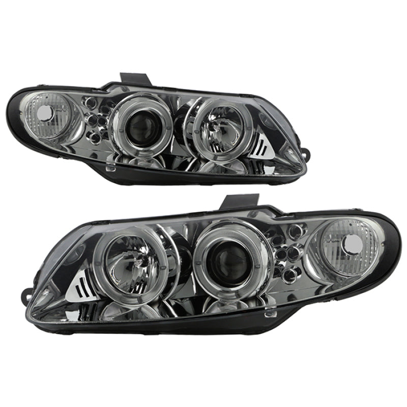 Spyder Pontiac GTO 04-06 Projector Headlights LED Halo LED Smoke - 5034007