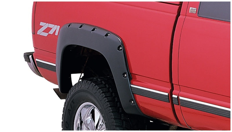 Bushwacker 88-99 Chevy C1500 Pocket Style Flares 4pc - Black - 40919-02