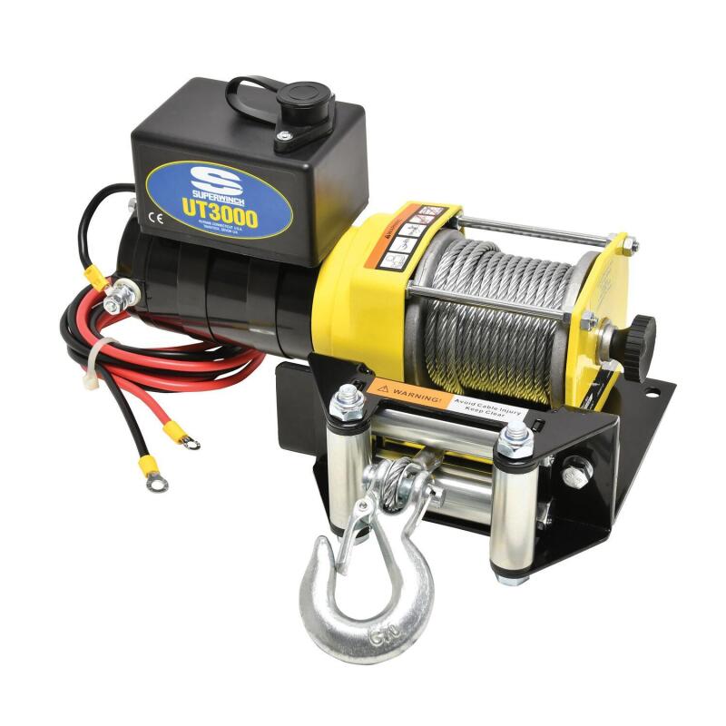 Superwinch 3000 LBS 12V DC 3/16in x 40ft Steel Rope - 1331200