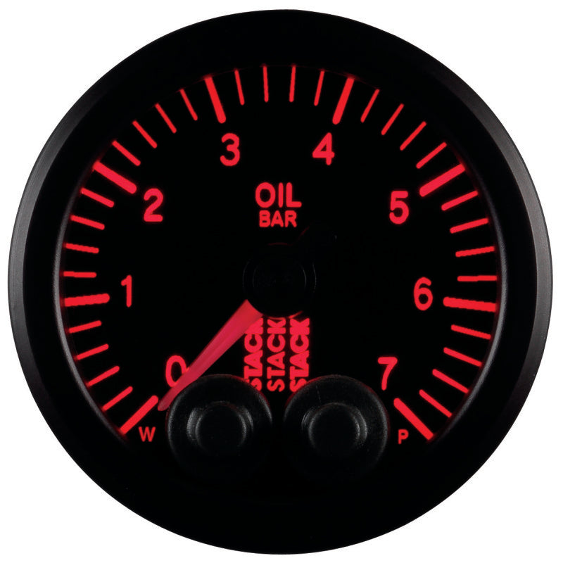 Autometer Stack 52mm 0-7 Bar M10 Male Pro-Control Oil Pressure - ST3501