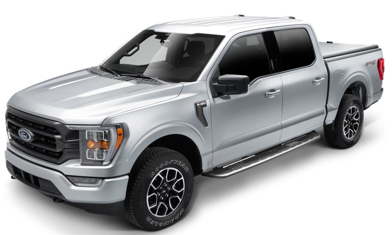 N-FAB 15-21 Ford F-150 Roan Running Boards - Textured Black - NBF15CC-TX