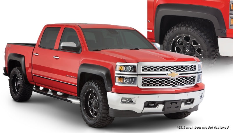 Bushwacker 15-18 Chevy Silverado 2500 HD Fleetside Extend-A-Fender Style Flares - 40964-02