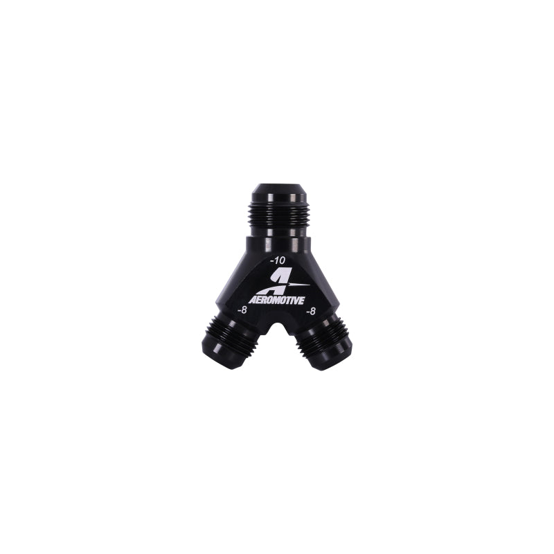 Aeromotive Y-Block - AN-10 - 2x AN-08 - 15675