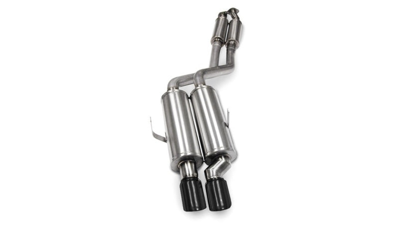 Corsa 1992-1999 BMW 325i/is Coupe E36 Black Sport Cat-Back Exhaust - 14553BLK