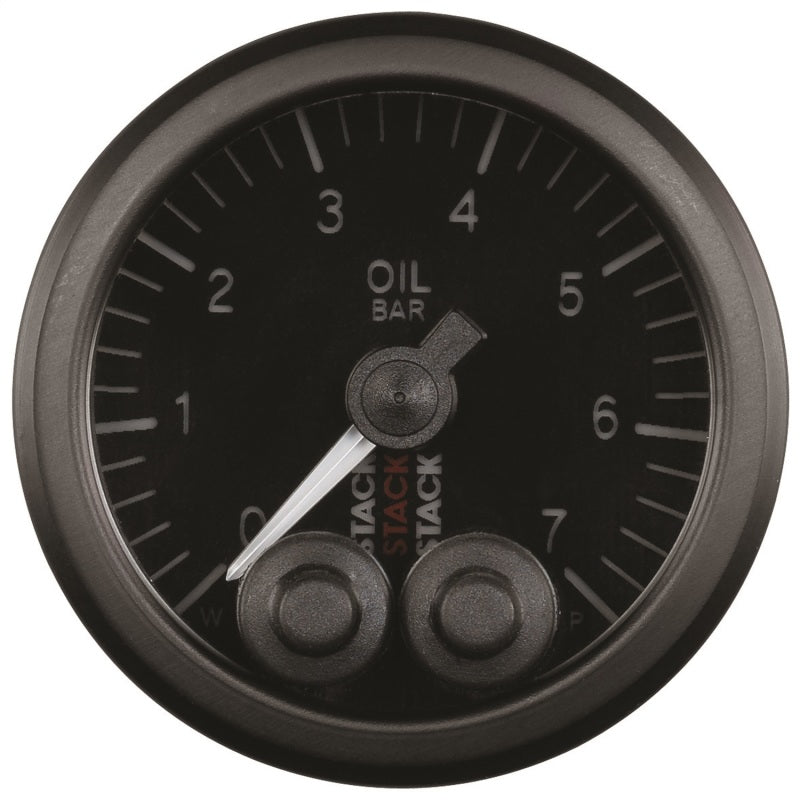 Autometer Stack 52mm 0-7 Bar M10 Male Pro-Control Oil Pressure - ST3501