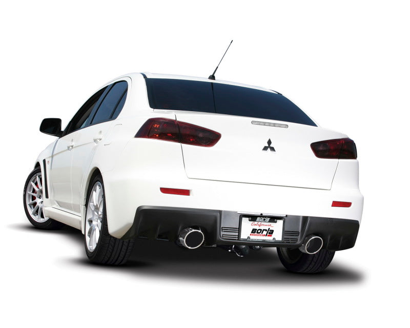 Borla 08-14 Mitsubishi EVO X Catback Exhaust - 140285